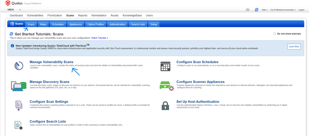 qualys vulnerability scan