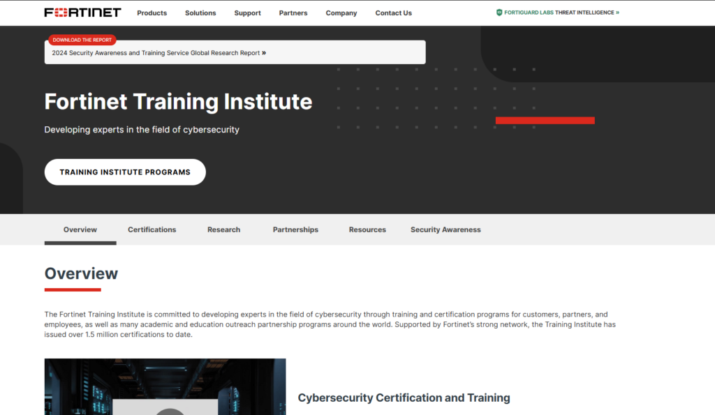 Fortinet Training Institute - CyberSecurity