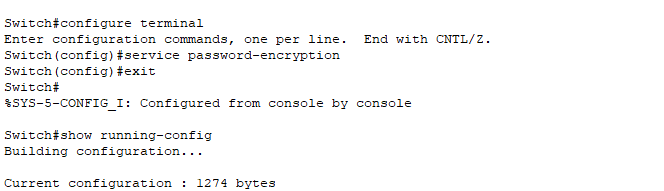 encrypt passwords on cisco switch ios cli by reading lab guide at cybernomadtv.com
